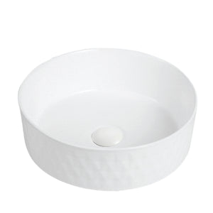 Alternate Image for Karran Valera 14.25" x 14.25" x 4" Round Vessel Vitreous China ADA Bathroom Sink, White, VC-424-WH