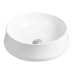 Alternate Image for Karran Valera 18.25" x 18.25" x 4" Round Vessel Vitreous China ADA Bathroom Sink, White, VC-428-WH