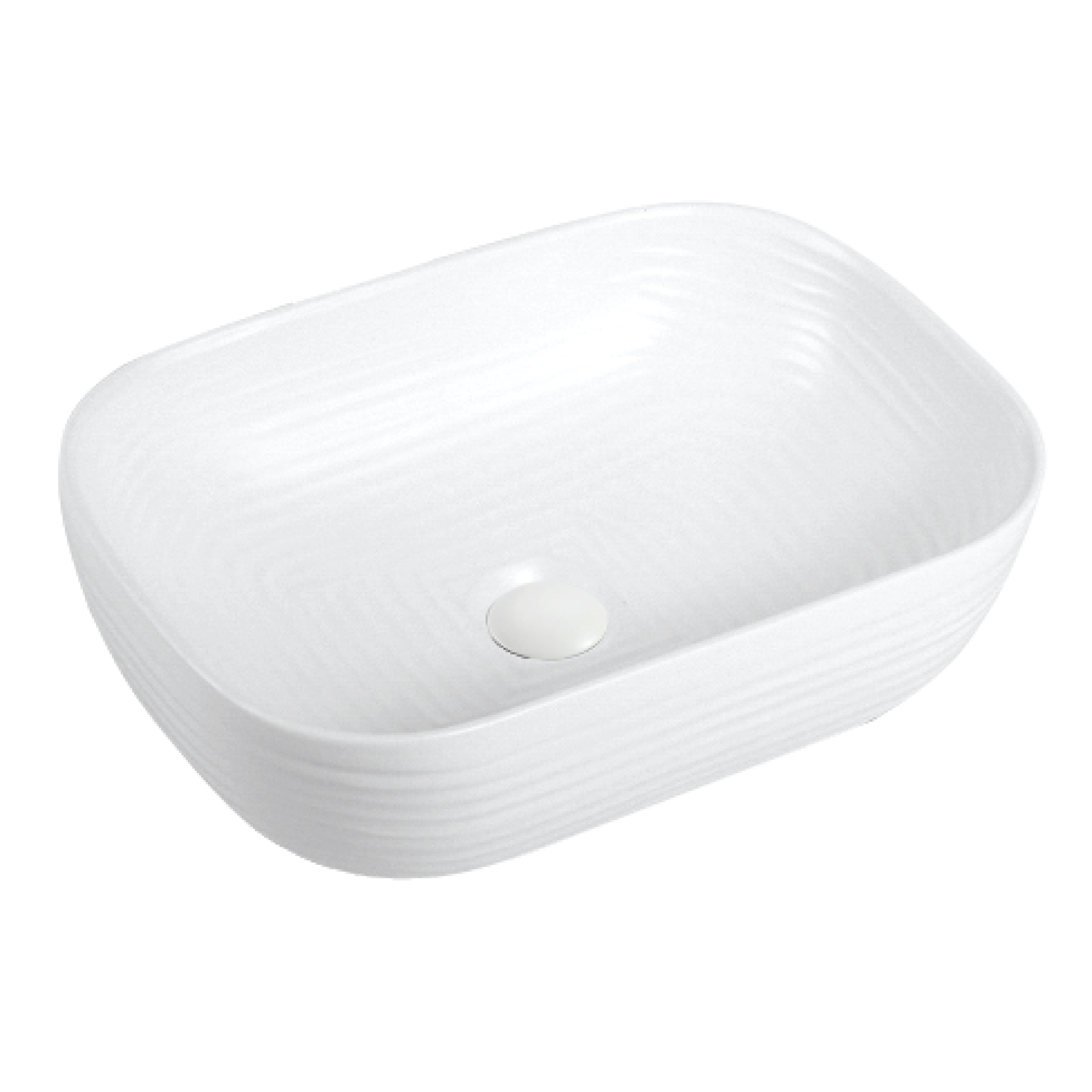 Karran Valera 18.25" x 13.125" x 4" Rectangular Vessel Vitreous China ADA Bathroom Sink, White, VC-512-WH