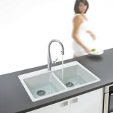 Houzer Vision Hidden Pull Down Kitchen Faucet Brushed Nickel, VISPD-869-BN - The Sink Boutique