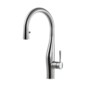 Alternate Image for Houzer Vision Hidden Pull Down Kitchen Faucet with CeraDox Technology Polished Chrome, VISPD-869-PC