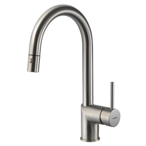 Alternate Image for Houzer Vitale Pull Down Kitchen Faucet Brushed Nickel, VITPD-668-BN