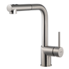 Houzer Vitale Pull Out Kitchen Faucet Brushed Nickel, VITPO-664-BN