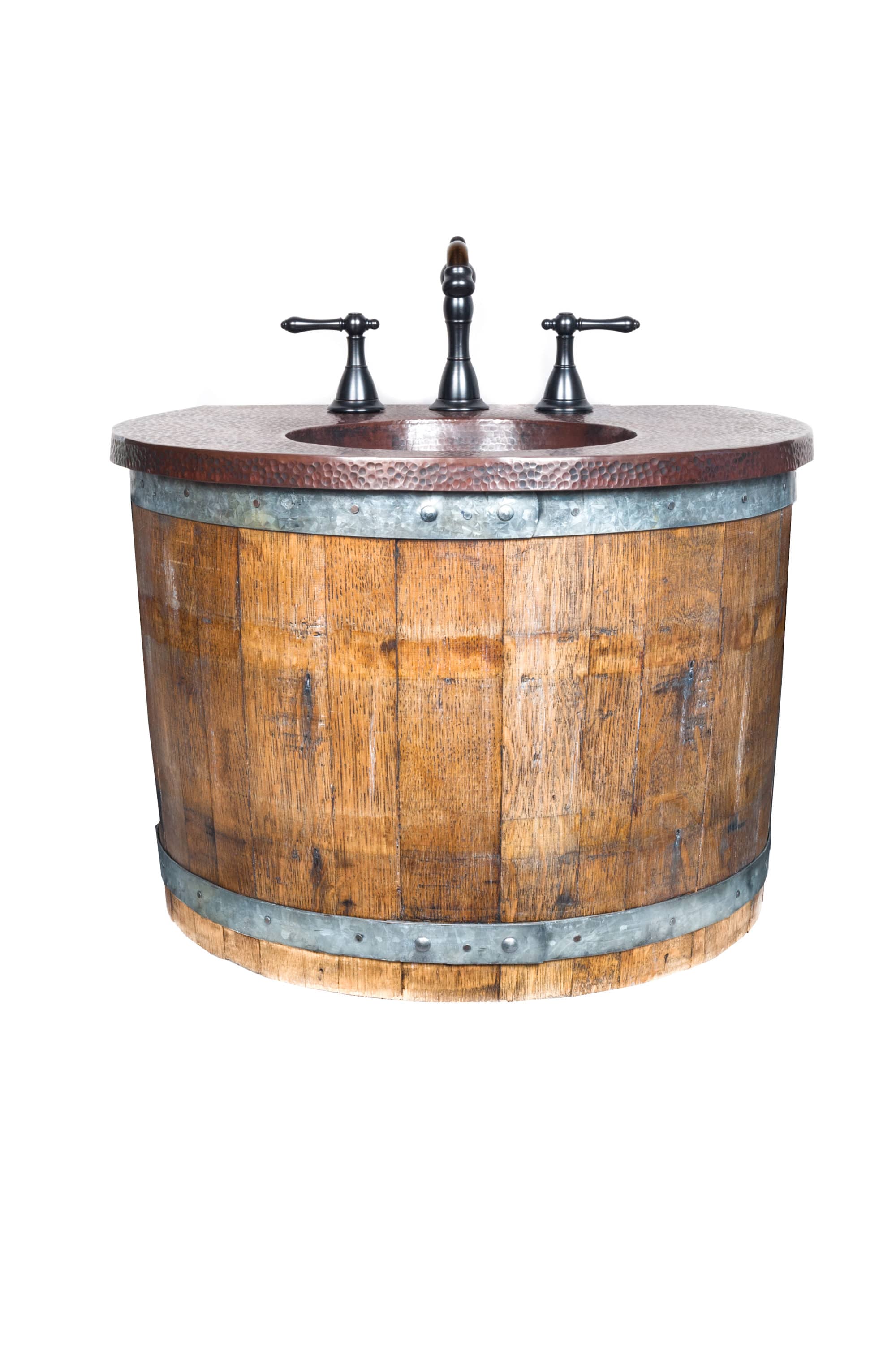 Native Trails 24" Wall Mount Floating Vanity Base in Bordeaux, VNW241