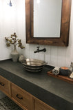Premier Copper Products 19" Oval Copper Bathroom Sink, Nickel, VOB16EN - The Sink Boutique