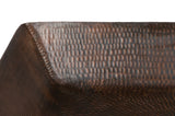 Premier Copper Products 20" Rectangle Copper Bathroom Sink, Oil Rubbed Bronze, VREC2014DB - The Sink Boutique
