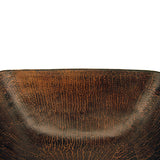 Premier Copper Products 15" Square Copper Bathroom Sink, Oil Rubbed Bronze, VSQ14BDB - The Sink Boutique