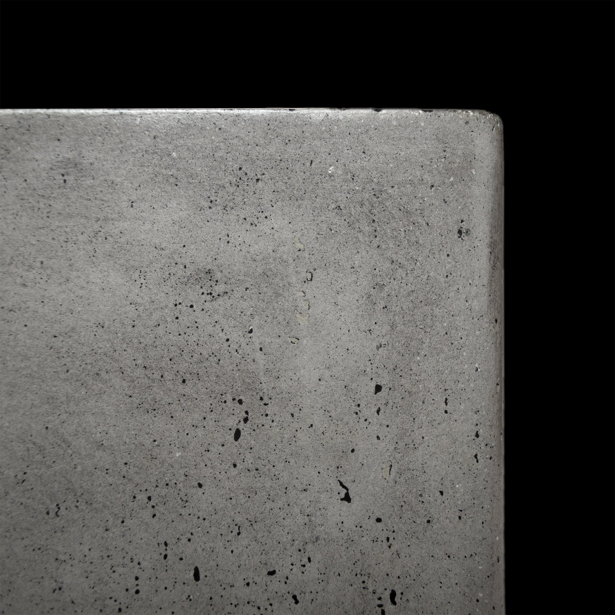 Native Trails Ventana 15" NativeStone Concrete Farmhouse Sink, Ash, NSB1515-A