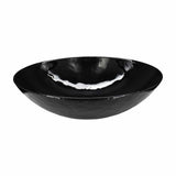 Native Trails Murano 16" Round Glass Vessel Bathroom Sink, Abyss, MG1717-AS