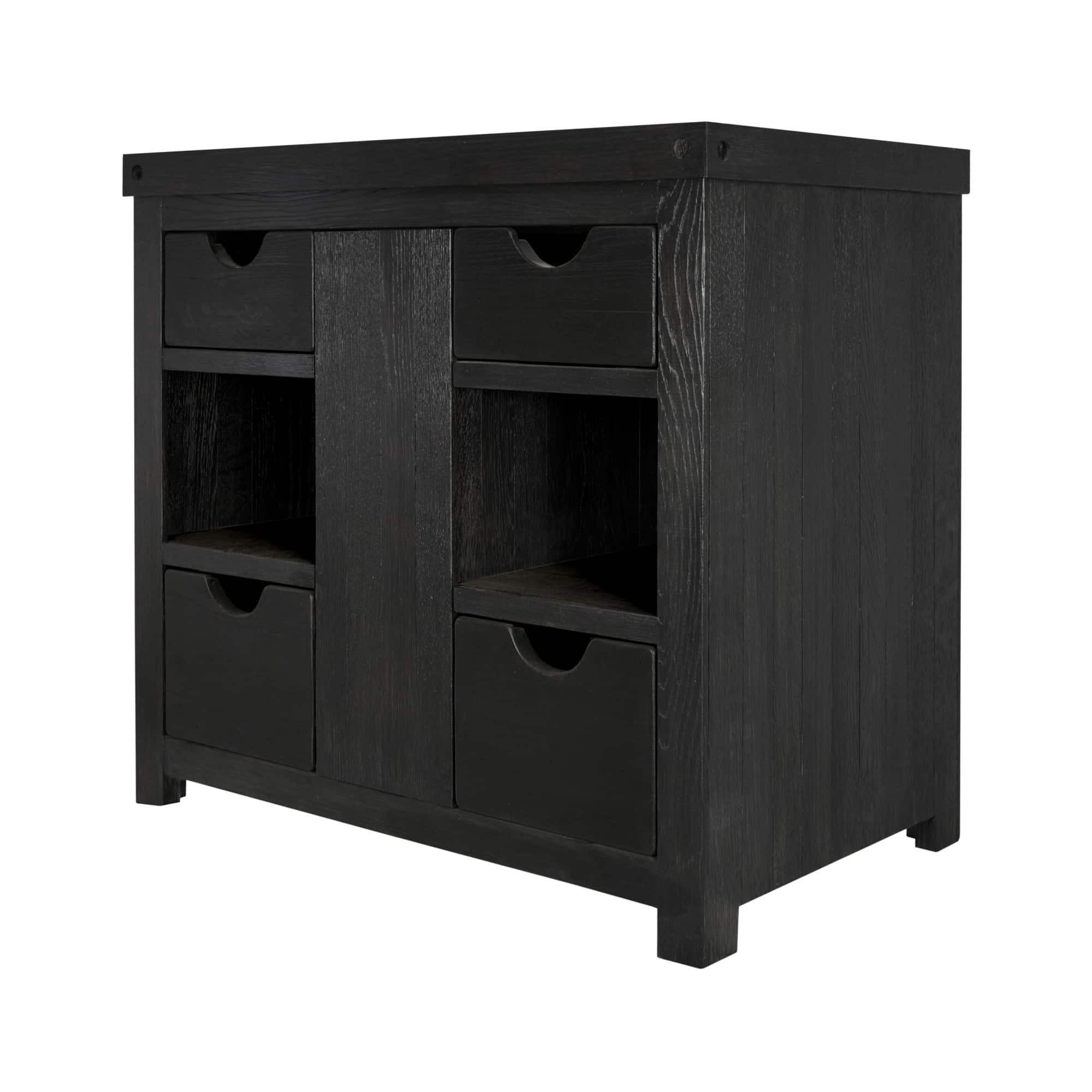 Native Trails Vintner's 36" Freestanding Vanity Base in Noir, VNW368