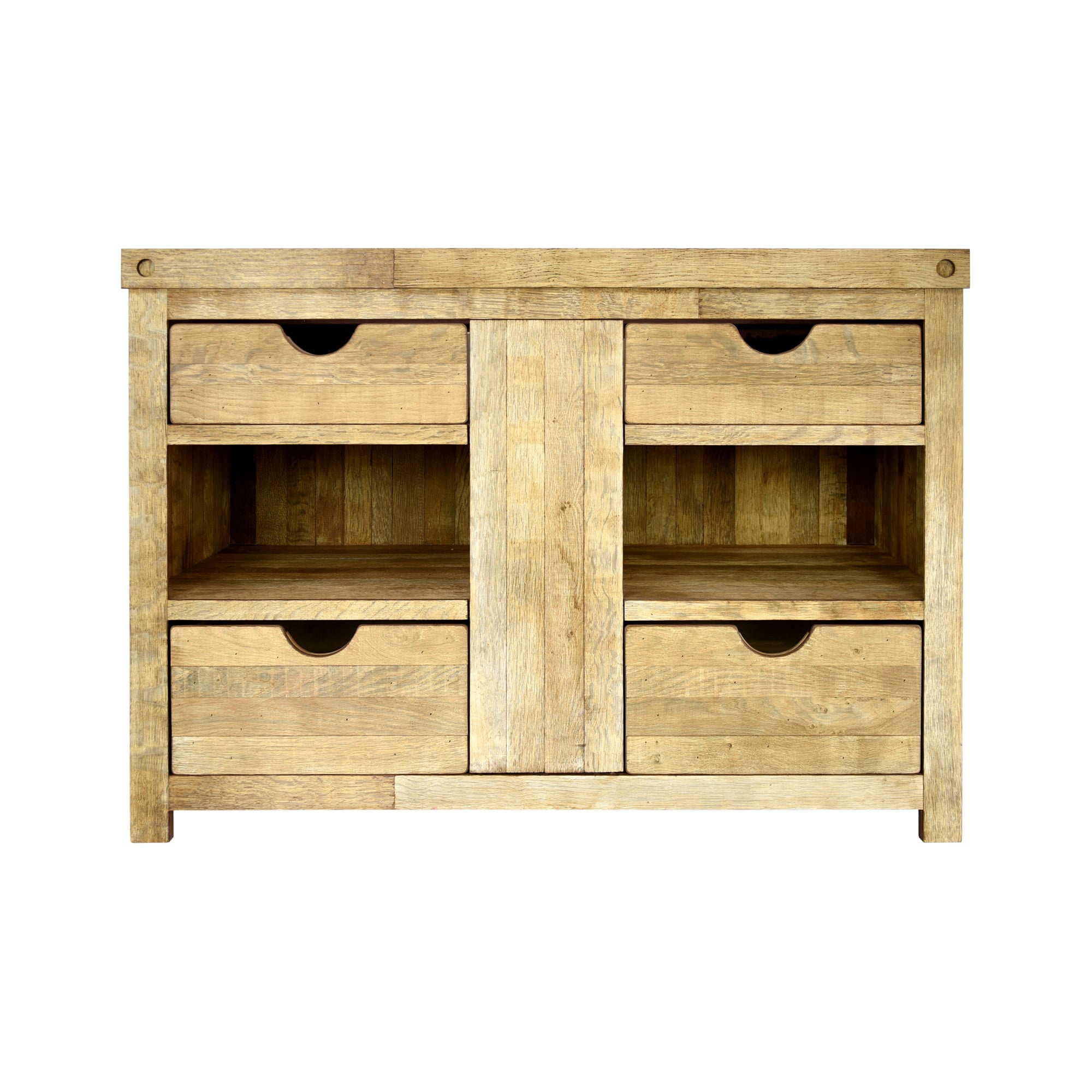 Native Trails 48" Rustic Freestanding Vanity Base in Chardonnay, Vintner's Collection, Reclaimed Oak Wood, VNW481