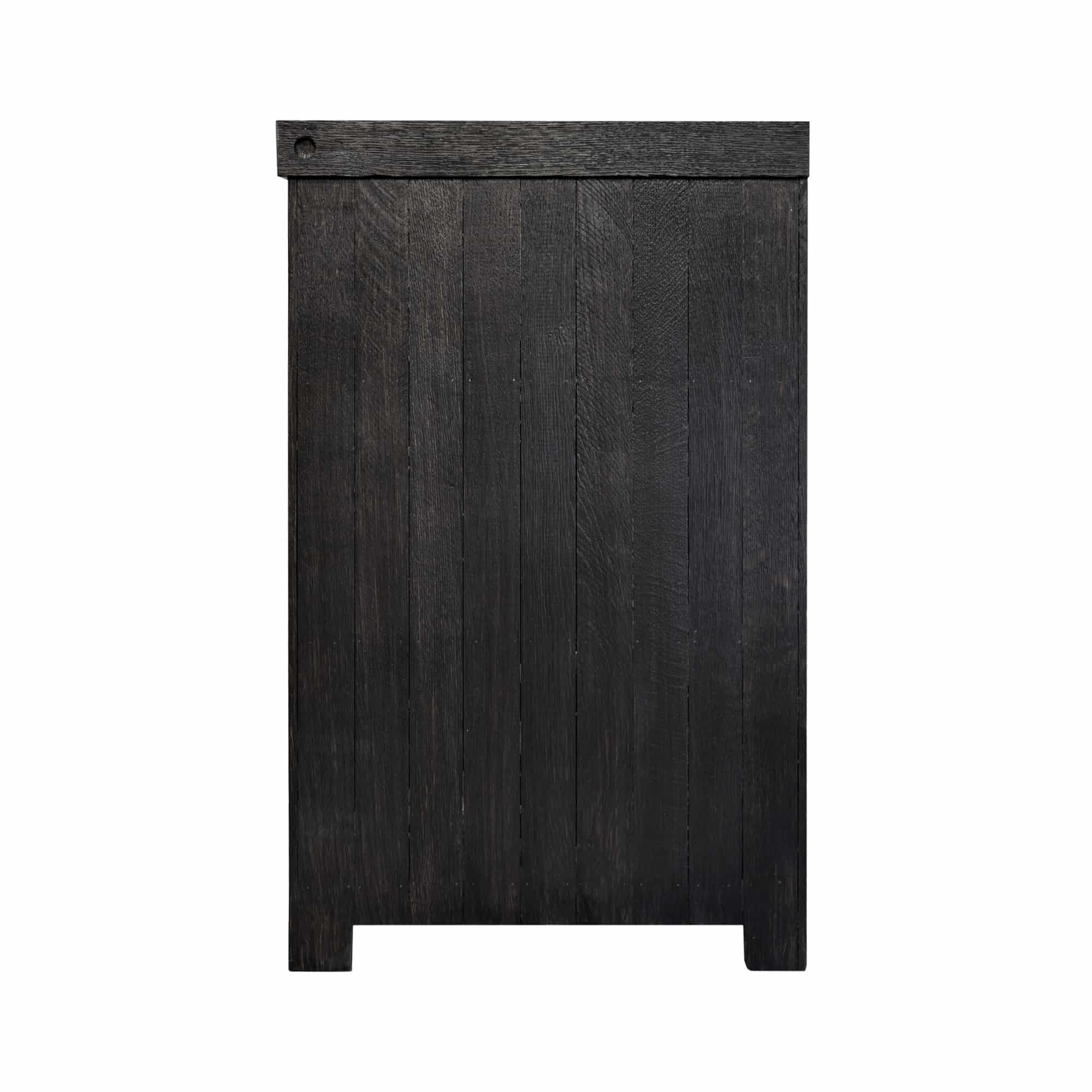 Native Trails 48" Rustic Freestanding Vanity Base in Noir, Reclaimed Oak Wood, Vintner's Collection, VNW488