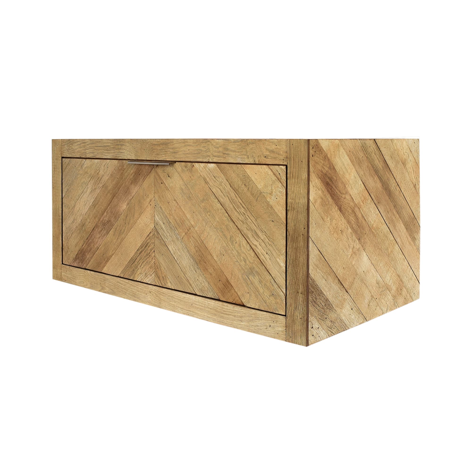 Native Trails 36" Vintner's Floating Wall Mount Vanity Base with Drawer in Chardonnay, VNW201