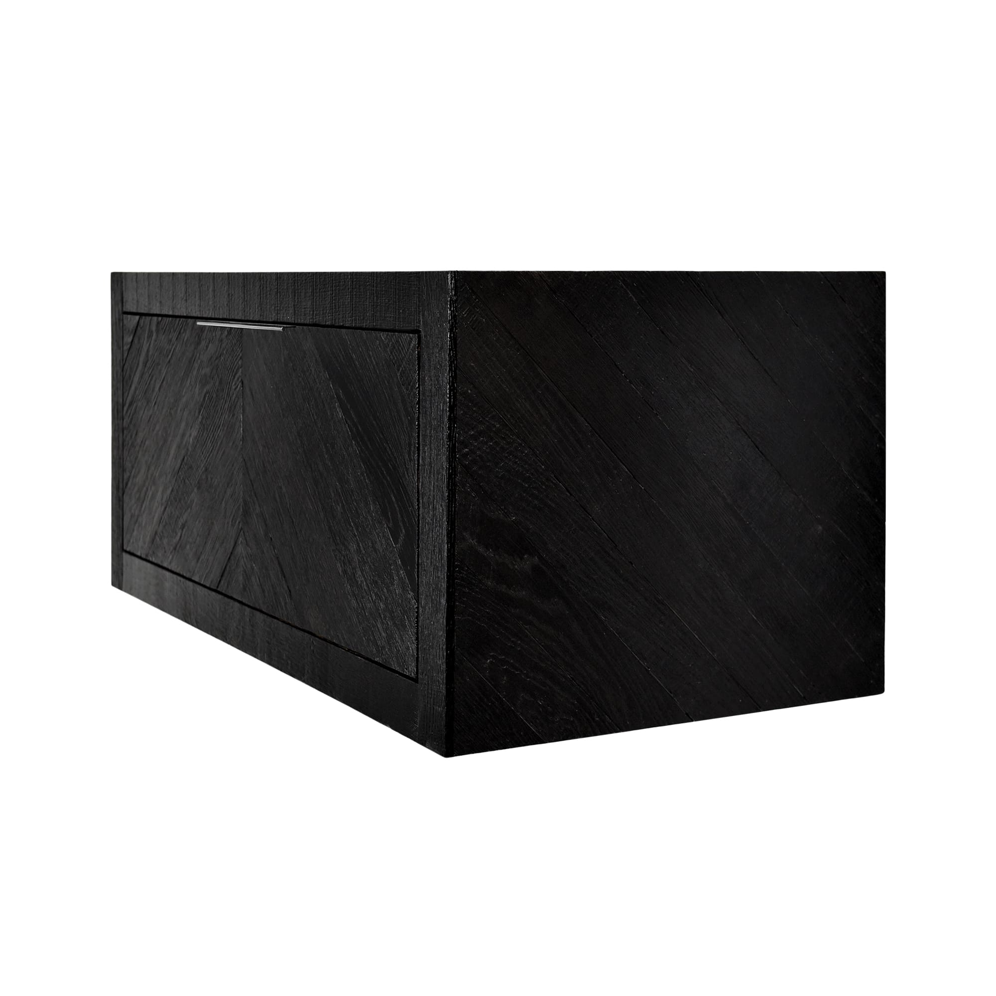 Native Trails 36" Vintner's Floating Wall Mount Vanity Base with Drawer in Noir, VNW208