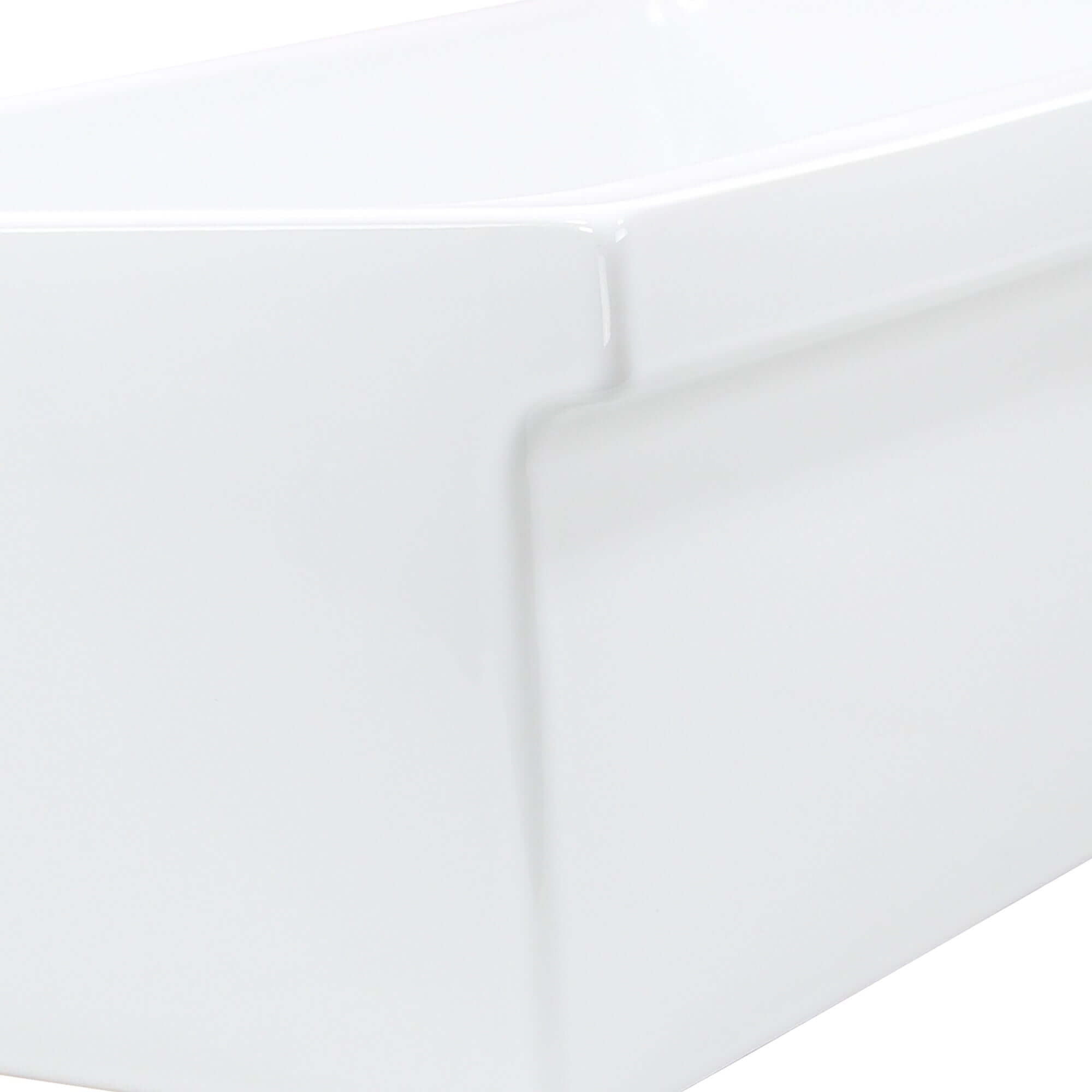 Nantucket Sinks Cape 30" Fireclay Farmhouse Sink, White, WHFCDL30