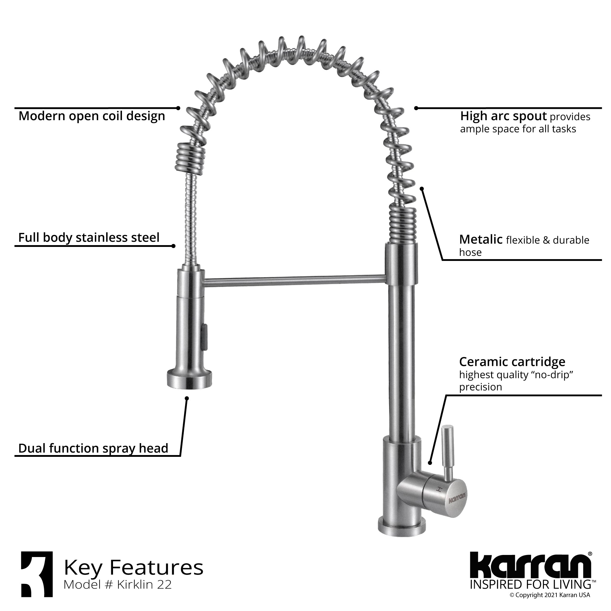 Karran 32" Undermount Stainless Steel Workstation Kitchen Sink with Faucet and Accessories, 60/40 Double Bowl, 16 Gauge, WS-40-PK2