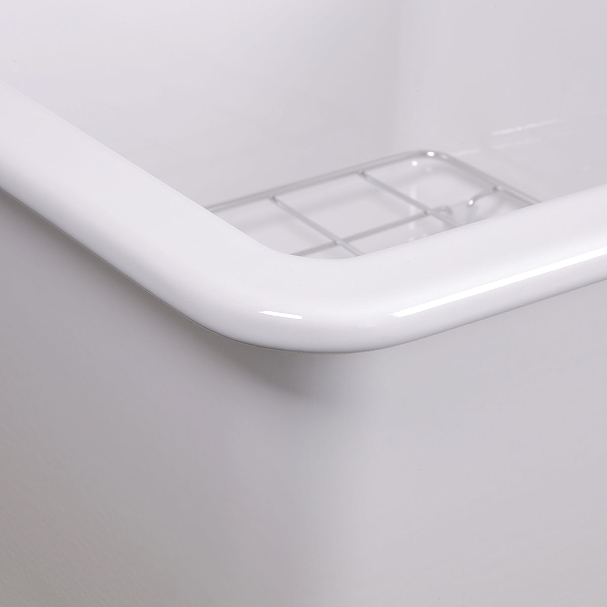 Nantucket Sinks Cape 18" Fireclay Kitchen Sink, White, Wellfleet-1818W - The Sink Boutique