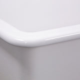 Nantucket Sinks Cape 32" Fireclay Kitchen Sink, White, Wellfleet-3218W - The Sink Boutique