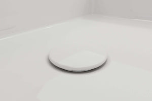 Alternate Image for Fireclay Drain Cover for BOCCHI Fireclay Kitchen Sink Kit Strainers in White, 1220-001