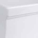 Nantucket Sinks 36" Fireclay Farmhouse Sink, White, Cape Collection, Yarmouth-36W