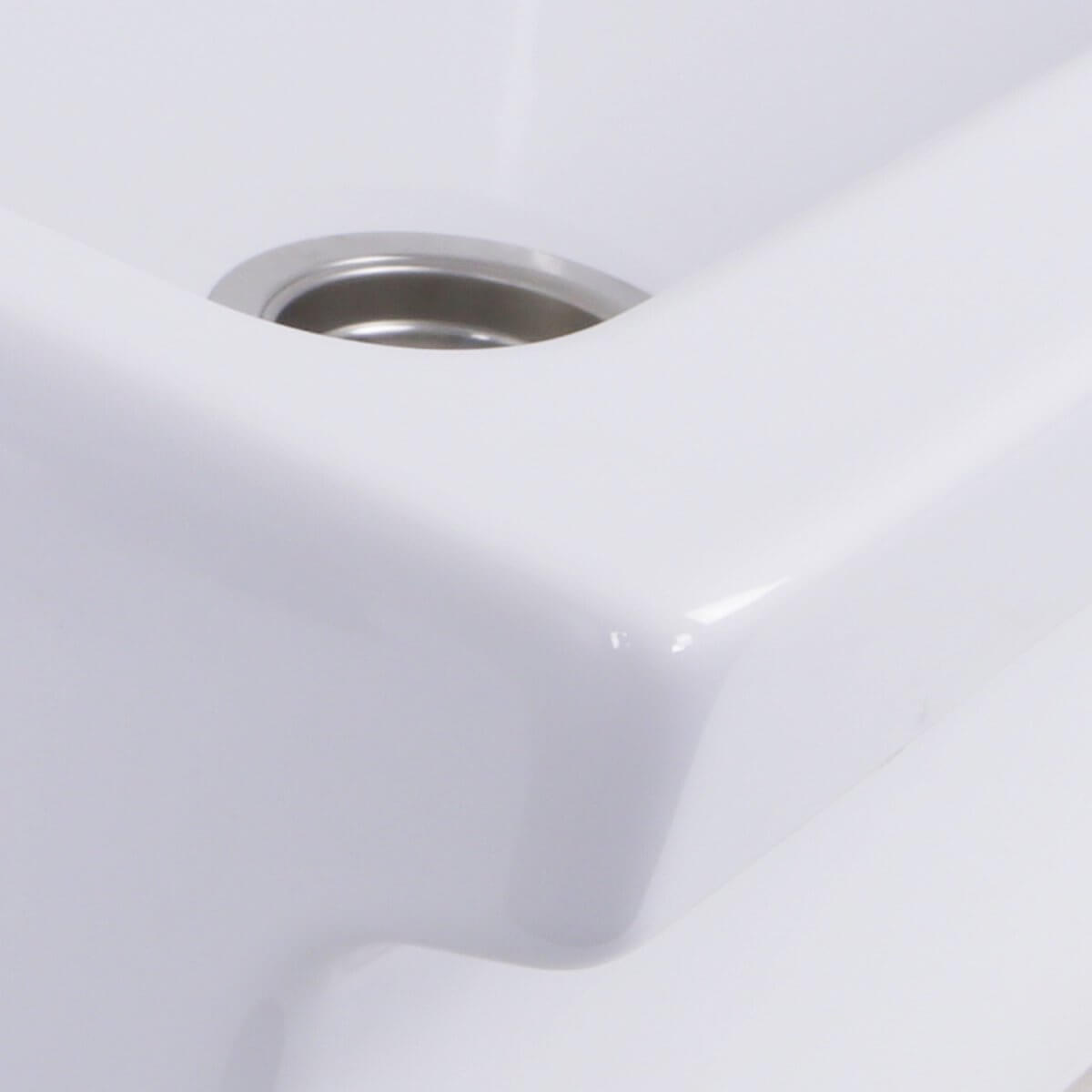 Nantucket Sinks 36" Fireclay Farmhouse Sink, White, Cape Collection, Yarmouth-36W