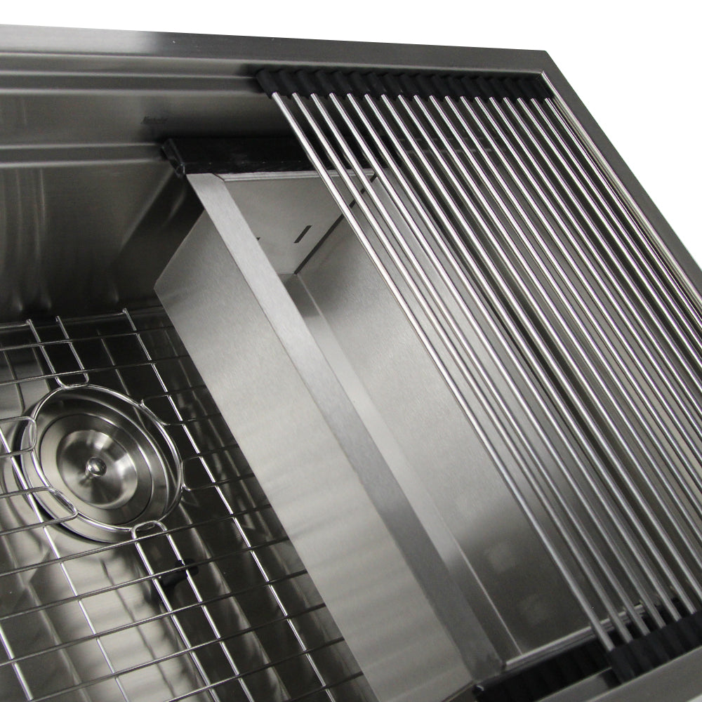 Nantucket Sinks Pro Series 32" Stainless Steel Kitchen Sink, ZR-PS-3220-16 - The Sink Boutique