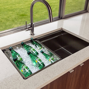 Alternate Image for Nantucket Sinks Pro Series 36" Stainless Steel Kitchen Sink, 16 Gauge, ZR-PS-3620-16