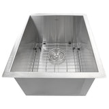 Nantucket Sinks Pro Series 15" Stainless Steel Bar Sink, ZR1815 - The Sink Boutique