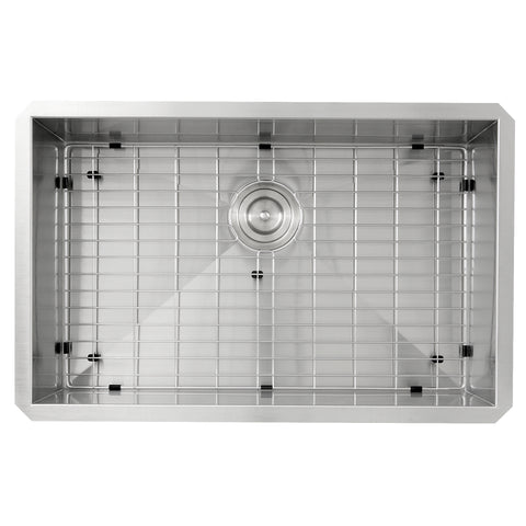 Nantucket Sinks Pro Series 28" Stainless Steel Kitchen Sink, ZR2818-16