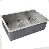 Nantucket Sinks Pro Series 28" Stainless Steel Kitchen Sink, ZR2818-8-16 - The Sink Boutique