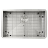 Nantucket Sinks Pro Series 28" Stainless Steel Kitchen Sink, ZR2818-8-16