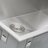 Nantucket Sinks Pro Series 33" Stainless Steel Kitchen Sink, ZR3322-S-16 - The Sink Boutique