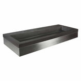 Native Trails 48" Zaca Vanity Base with NativeStone Trough in Slate, VNS48S-NSL4819-S - The Sink Boutique