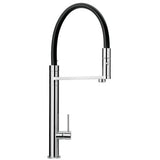 Latoscana Single Handle Pull Out Spray Kitchen Faucet, Brushed Nickel, 78PW559YOSS - The Sink Boutique