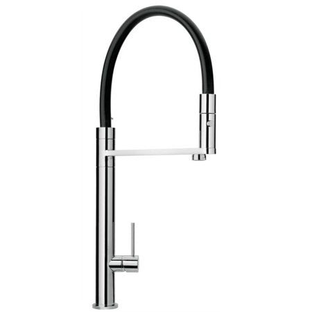 Latoscana Single Handle Pull Out Spray Kitchen Faucet, Brushed Nickel, 78PW559YOSS - The Sink Boutique