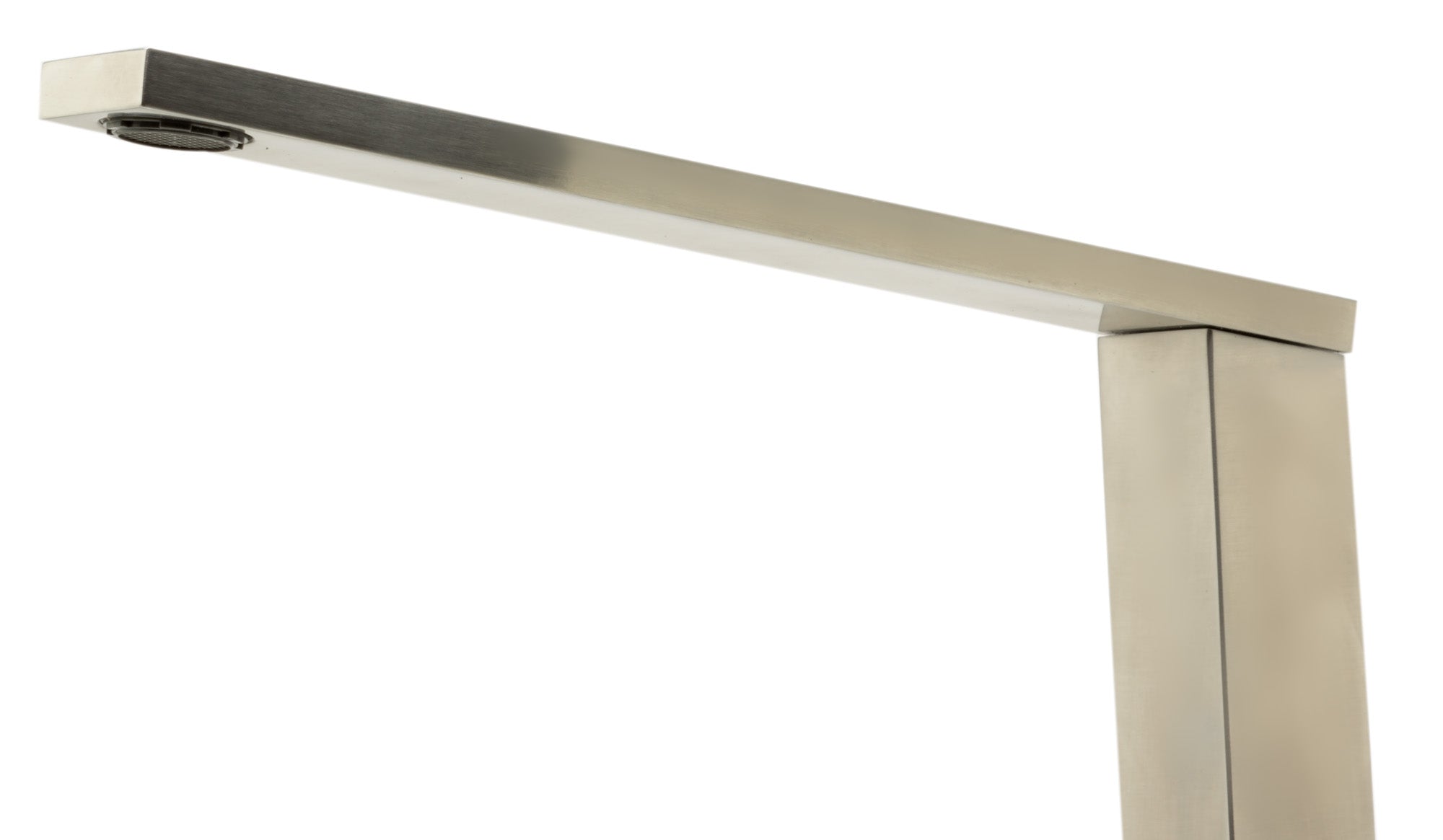 ALFI Square Modern Brushed Stainless Steel Kitchen Faucet, AB2047-BSS - The Sink Boutique