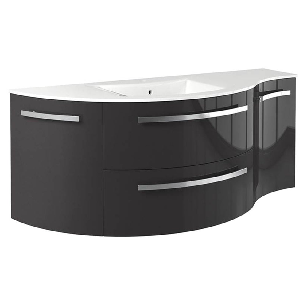 Latoscana 52" Modern Bathroom Vanity, Ameno Series, Left Side, AM52L