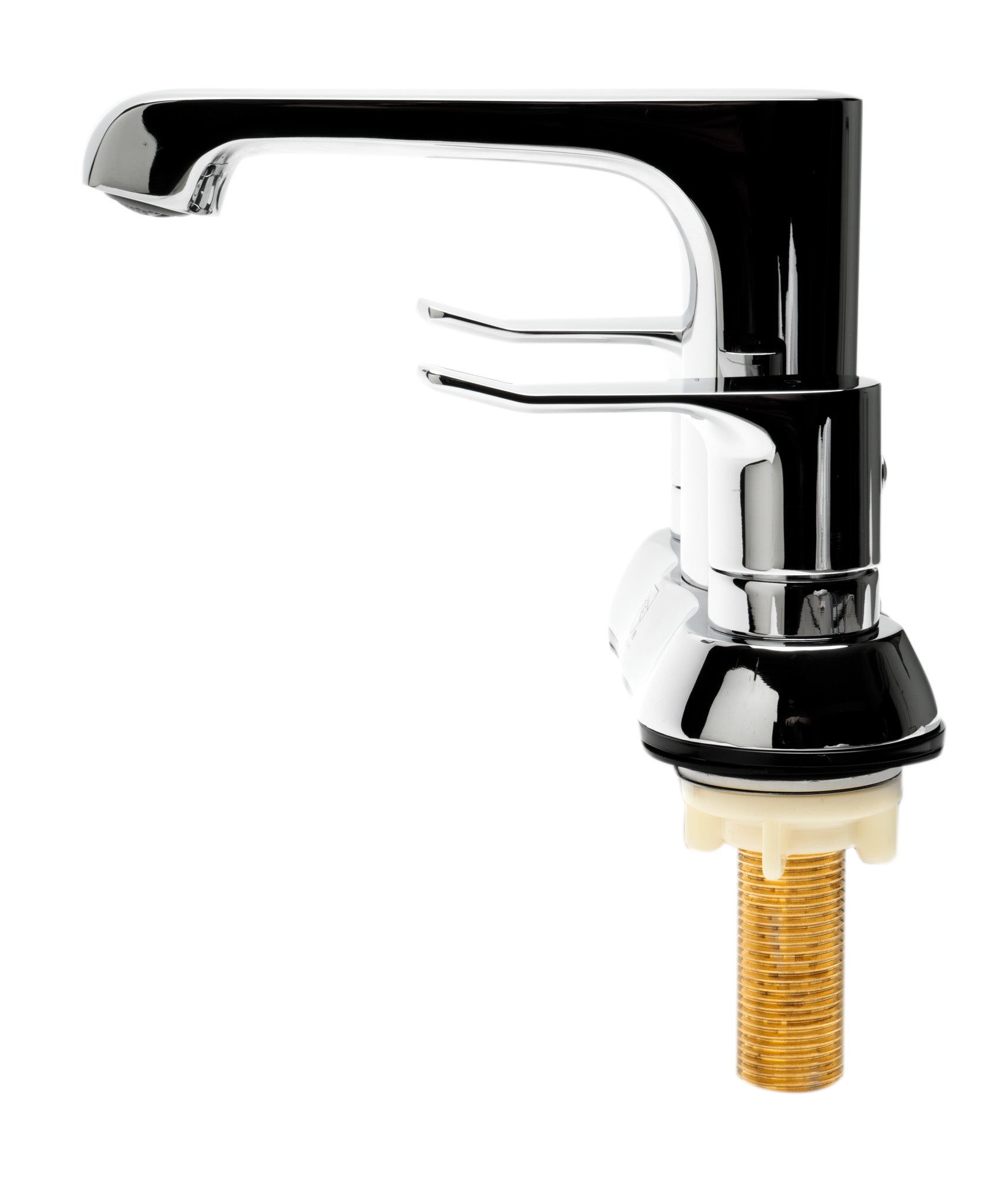 ALFI brand AB1493-PC Polished Chrome Two-Handle 4'' Centerset Bathroom Faucet - The Sink Boutique