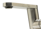 ALFI Ultra Modern Brushed Stainless Steel Bathroom Faucet, AB1010-BSS - The Sink Boutique