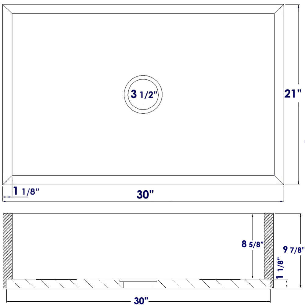 ALFI 30" Single Bowl Bamboo Farmhouse Apron Sink, AB3021