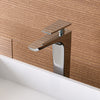 ALFI Polished Chrome Tall Single Hole Modern Bathroom Faucet, AB1778-PC