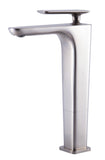 ALFI Brushed Nickel Tall Single Hole Modern Bathroom Faucet, AB1778-BN - The Sink Boutique