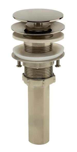 Alternate Image for ALFI Polished Stainless Stainless Steel Pop Up Drain for Sink w/o Overflow, AB5009-PSS