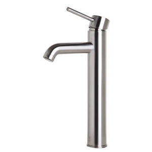 Alternate Image for ALFI Tall Brushed Nickel Single Lever Bathroom Faucet, AB1023-BN