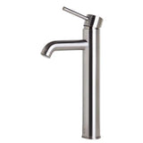 ALFI Tall Brushed Nickel Single Lever Bathroom Faucet, AB1023-BN - The Sink Boutique