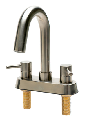 Alternate Image for ALFI brand AB1400-BN Brushed Nickel Two-Handle 4'' Centerset Bathroom Faucet