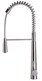 ALFI brand AB2039 Solid Stainless Steel Commercial Spring Kitchen Faucet - The Sink Boutique