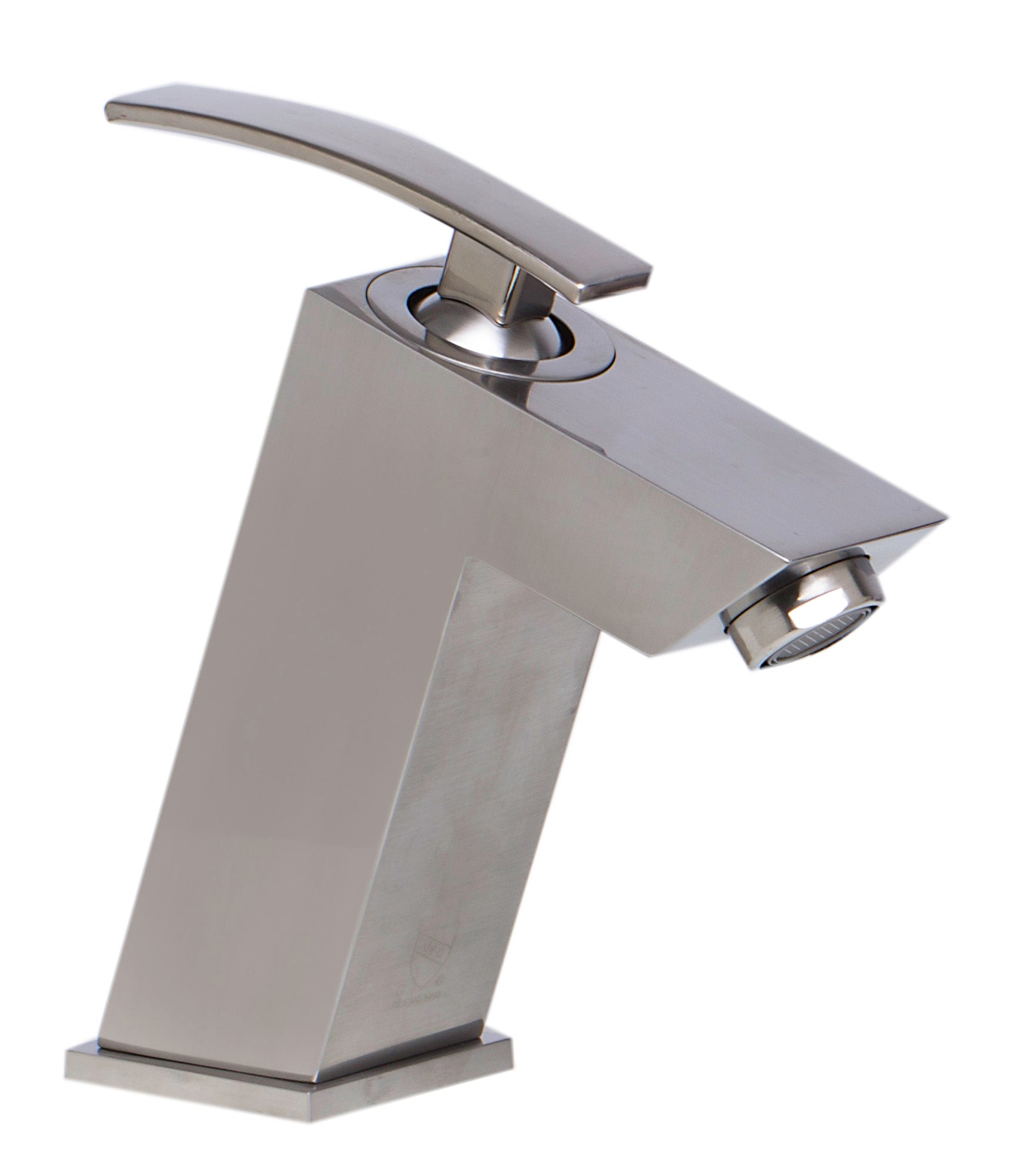 ALFI Brushed Nickel Single Lever Bathroom Faucet, AB1628-BN