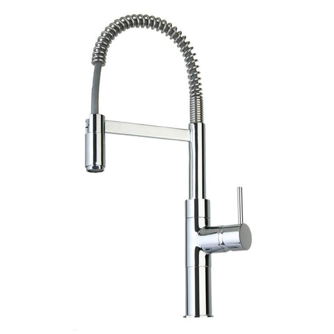 Latoscana Elba Single Handle Kitchen Faucet with Spring Spout, Chrome, 78CR556 - The Sink Boutique