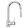 Latoscana Elba Single Handle Pull Down Kitchen Faucet, Stream Only, Chrome, 78CR591